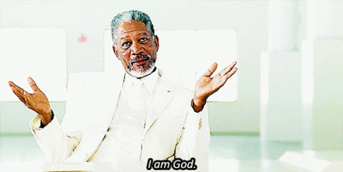 Morgan Freeman I Am God GIF - Morgan Freeman I Am God Actor GIFs