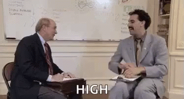 High Five Borat GIF - High Five Borat Laugh GIFs