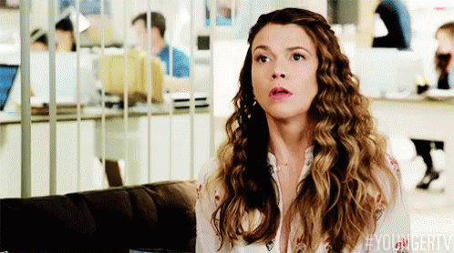 Wait, What GIF - Wait What Sutton Foster Younger Tv GIFs