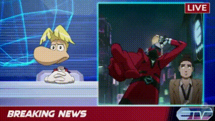 Captain Laserhawk Breaking News GIF - Captain Laserhawk Breaking News Red GIFs