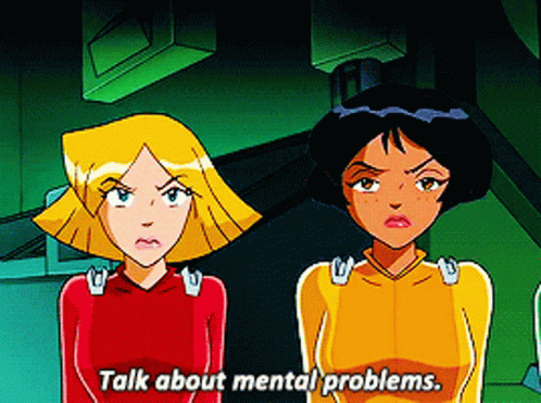 Totally Spies Clover GIF - Totally Spies Clover Talk About Mental Problems GIFs