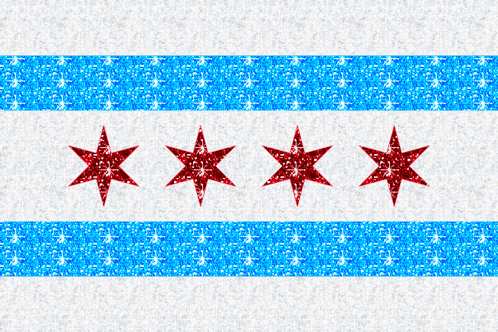 Chicago Chicago Flag GIF - Chicago Chicago Flag Flag Of Chicago GIFs