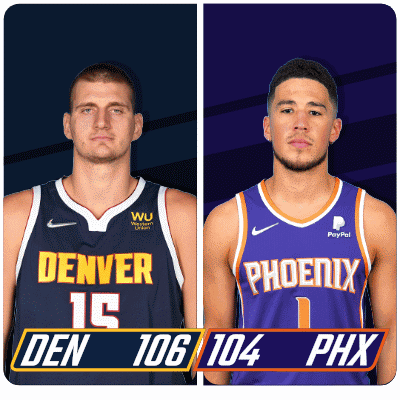 Denver Nuggets (106) Vs. Phoenix Suns (104) Third-fourth Period Break GIF - Nba Basketball Nba 2021 GIFs