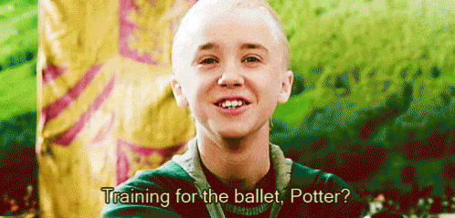 Ballet Harry Potter GIF - Ballet Harry Potter Insult GIFs