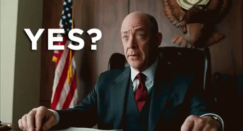 Yes? GIF - Burn After Reading Burn After Reading Gifs Jk Simmons GIFs