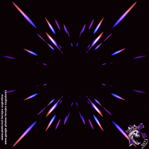 a black background with purple and blue lines and the year 2012 on the bottom