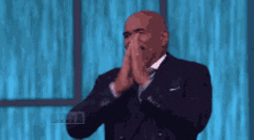 Steve Harvey Excited Clapping GIF - Steve Harvey Excited Clapping Smile GIFs