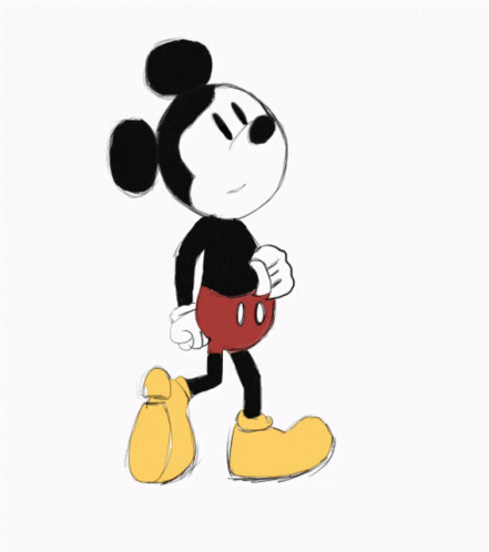 Mickey Mouse Animation GIF - Mickey Mouse Animation Walking GIFs
