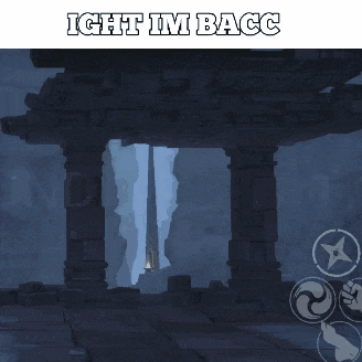 a picture of a portal with the words ight im bacc above it