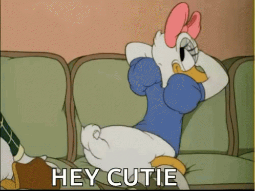 Daisy Duck Flirt GIF - Daisy Duck Flirt Hey Cute GIFs