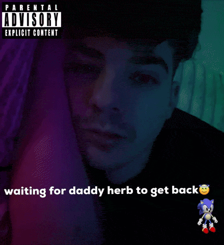 a picture of a young man with a parental advisory label on it