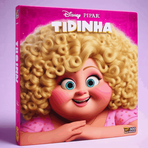 a book titled tidinha by disney pixar with a cartoon girl on the cover
