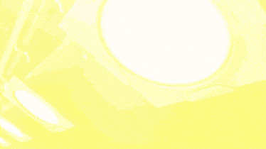 a pink and orange background with a white circle in the center