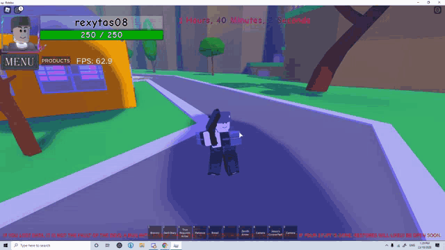 a screenshot of a video game with rexytas08 's name on it
