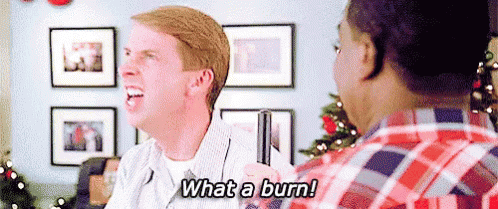 What A Burn! GIF - 30rock Jack Mc Brayer Kenneth Parcell GIFs