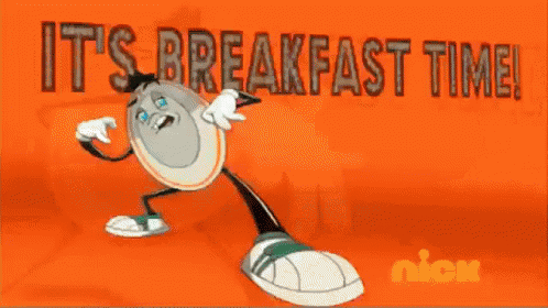 It'S Breakfast Time! GIF - Breakfast Timetoeat Dancingspoon GIFs