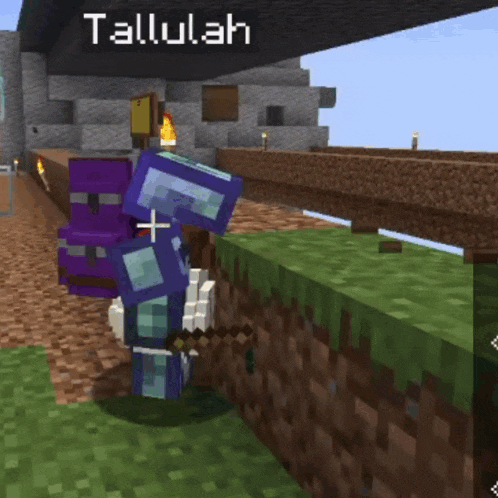 a screenshot of a video game with tallulah written on the bottom