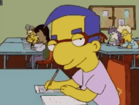 Milhouse / Simpsons / Oiê Tudo Bem? / Paquera / Crush / GIF - Milhouse Simpsons Flirty GIFs