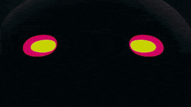 a colorful bubble with a yellow eye on the top