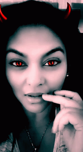 Queenie Devil GIF - Queenie Devil Lip GIFs