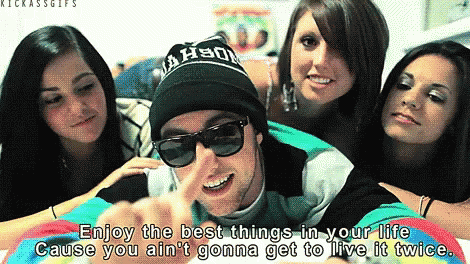 Mac Miller Enjoy The Best Things In Life GIF - Mac Miller Enjoy The Best Things In Life Cause You Aint Gonna Live It Twice GIFs