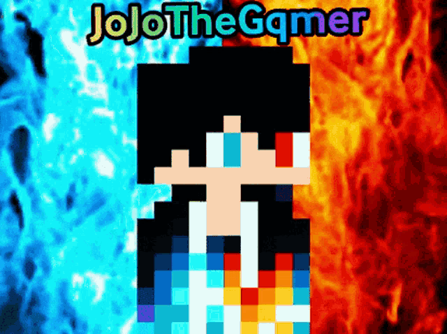 a cartoon character with the name jojo the gamer written above it