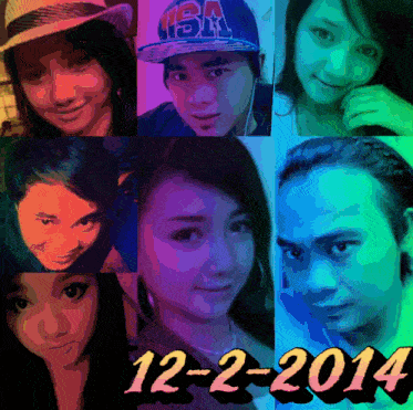 a collage of people with the date 12-2-2014