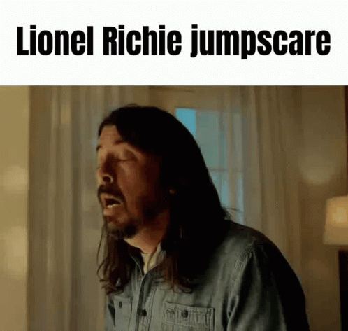 Lionel Richie Lionel Richie Jumpscare GIF - Lionel Richie Lionel Richie Jumpscare Doo Fighters GIFs