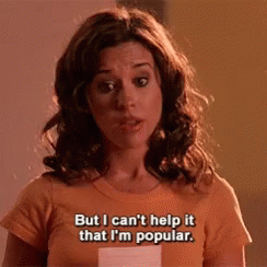 Mean Girls I Cant Help It GIF - Mean Girls I Cant Help It That Im Popular GIFs