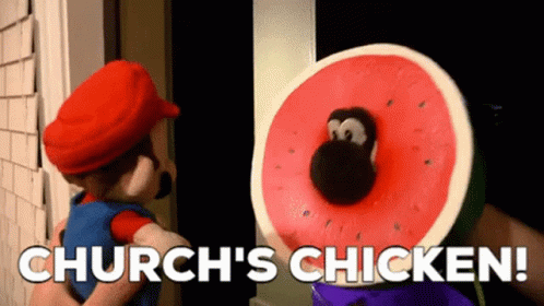 Sml Black Yoshi GIF - Sml Black Yoshi Churchs Chicken GIFs