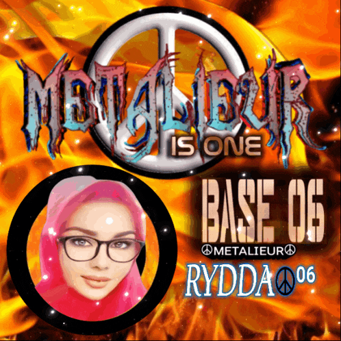 a poster for metalieur is one base 06