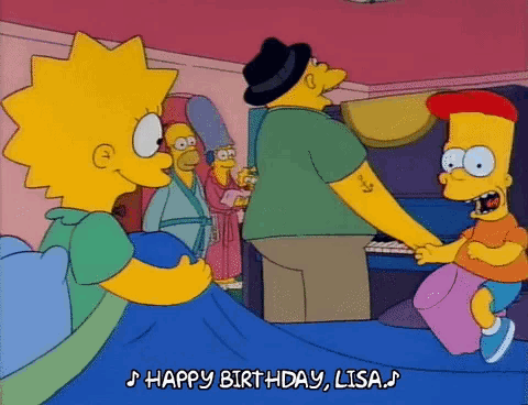 bart simpson is holding the hand of lisa simpson