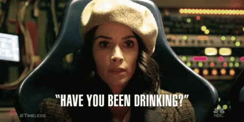 Drinking Timeless GIF - Drinking Timeless Nbc GIFs