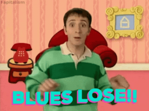 Blues Lose Stl Blues Lose GIF - Blues Lose Stl Blues Lose Stlbluessuck GIFs