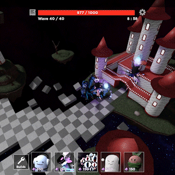 a screenshot of a video game shows a wave of 40/40