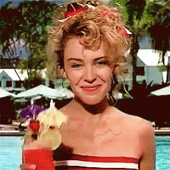 Cheers GIF - Cheers Kylie Minogue Drinks GIFs