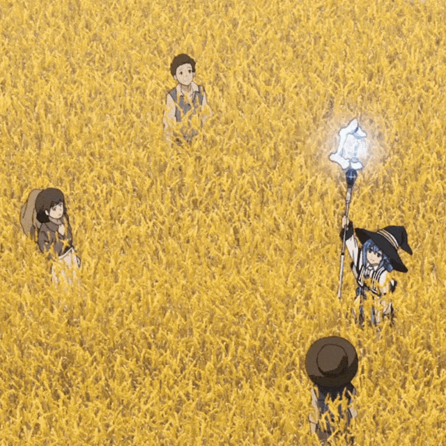Mushoku Tensei Wheat GIF - Mushoku Tensei Wheat Wheat Field GIFs