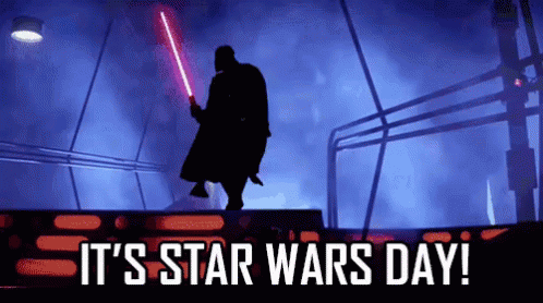 It'S |Star Wars Day! GIF - Starwars Vader Starwarsmay4 GIFs