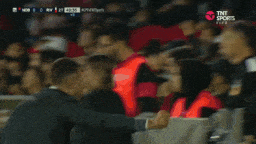 a tnt sports broadcast of a soccer game
