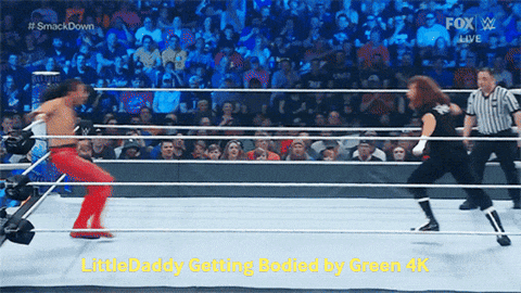 a wrestling match is being broadcast on fox live