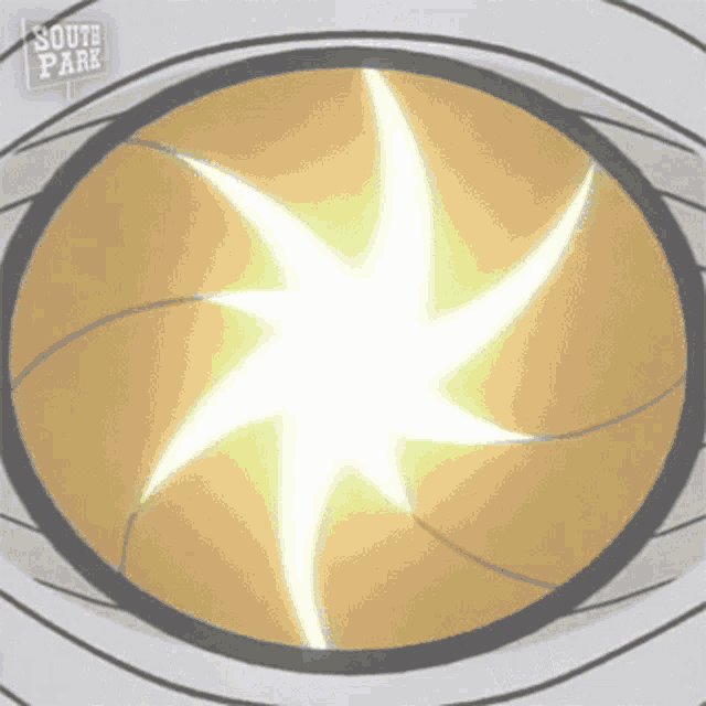 a close up of a basketball with a star in the middle .