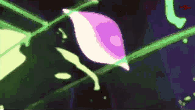 a drawing of a pink flower with the letter u in the corner