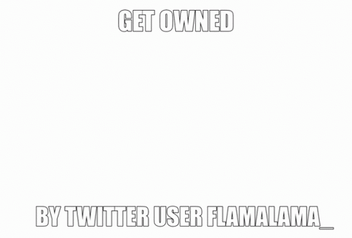 Get Owned Get Owned By Flamalama_ GIF - Get Owned Get Owned By Flamalama_ Flamalama_ GIFs