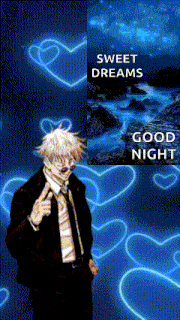 a man in a suit and tie is standing in front of a sign that says sweet dreams good night