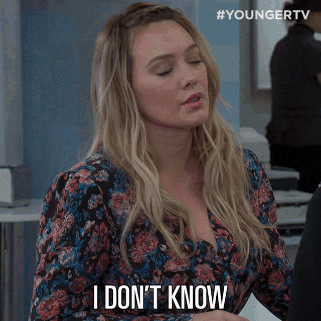 I Dont Know Idk GIF - I Dont Know Idk Kelsey Peters GIFs