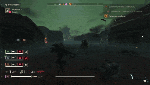 a screenshot of a video game that says ' tap to reload your weapon ' on the bottom