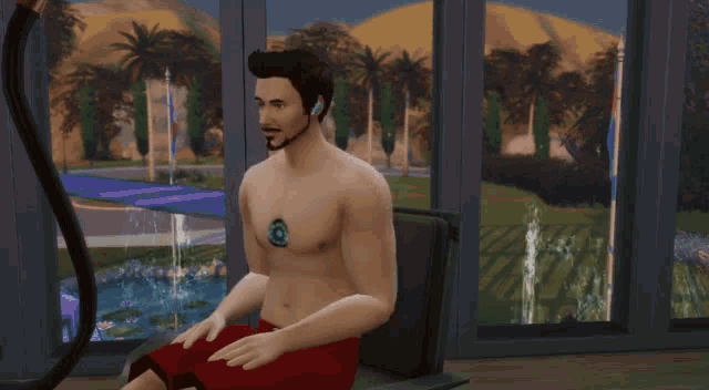 Sims4 Tony Stark GIF - Sims4 Tony Stark Avengers Sims GIFs