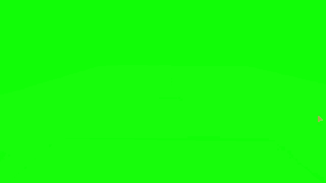 a yellow and blue lego figure is standing in front of a green screen