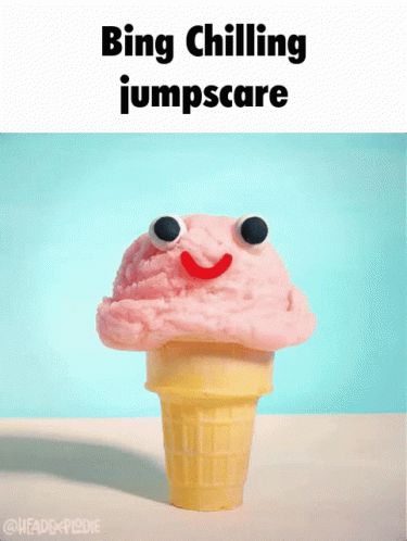 Ice Cream Jumpscare GIF - Ice Cream Jumpscare Bing Chilling GIFs