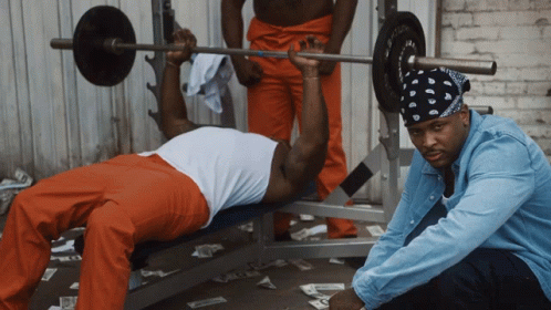 Lifting Weights Yg GIF - Lifting Weights Yg Out On Bail Song GIFs